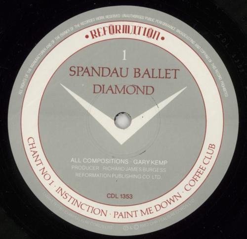 Spandau Ballet Diamond vinyl LP album (LP record) UK SPBLPDI106088
