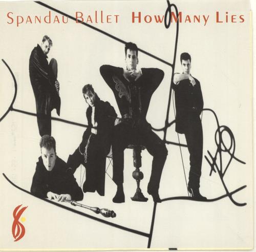 Spandau Ballet How Many Lies 7" vinyl single (7 inch record / 45) US SPB07HO691175