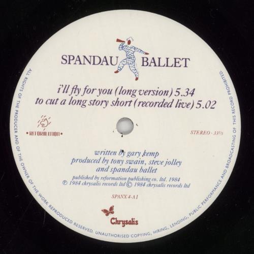 Spandau Ballet I'll Fly For You 12" vinyl single (12 inch record / Maxi-single) UK SPB12IL231311