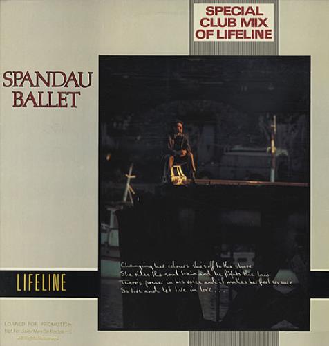 Spandau Ballet Lifeline 12" vinyl single (12 inch record / Maxi-single) US SPB12LI179095