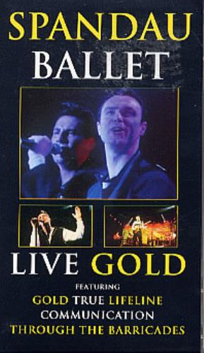 Spandau Ballet Live Gold video (VHS or PAL or NTSC) UK SPBVILI218906