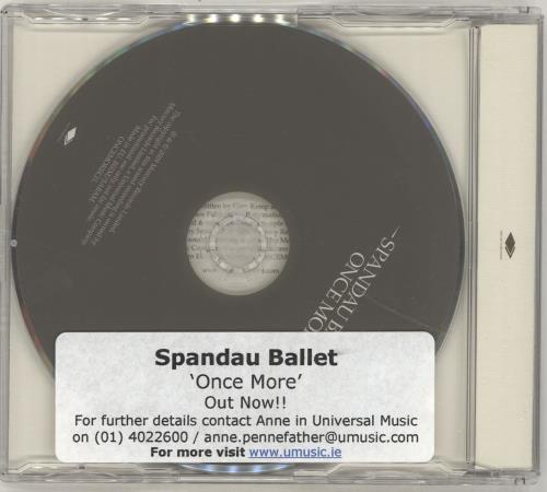 Spandau Ballet Once More CD single (CD5 / 5") UK SPBC5ON691322