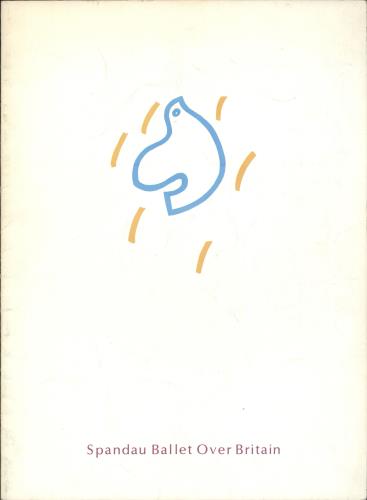 Spandau Ballet Over Britain tour programme UK SPBTROV711086