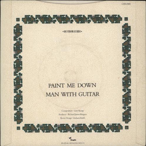 Spandau Ballet Paint Me Down 7" vinyl single (7 inch record / 45) UK SPB07PA183379