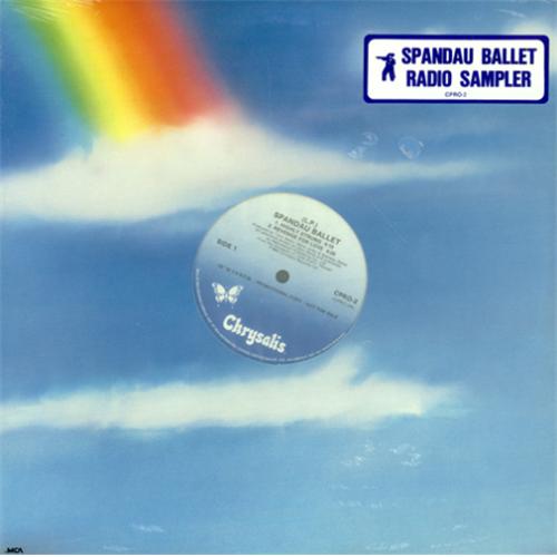Spandau Ballet Radio Sampler - Blue Vinyl 12" vinyl single (12 inch record / Maxi-single) Canadian SPB12RA122262