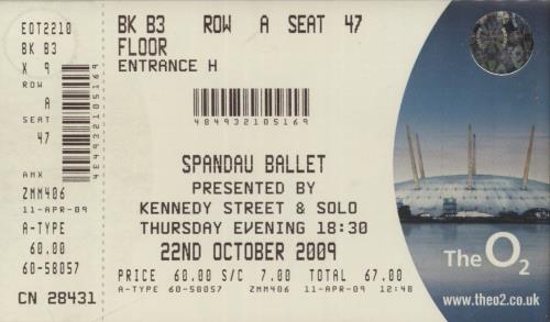 Spandau Ballet The Reformation Tour tour programme UK SPBTRTH876323