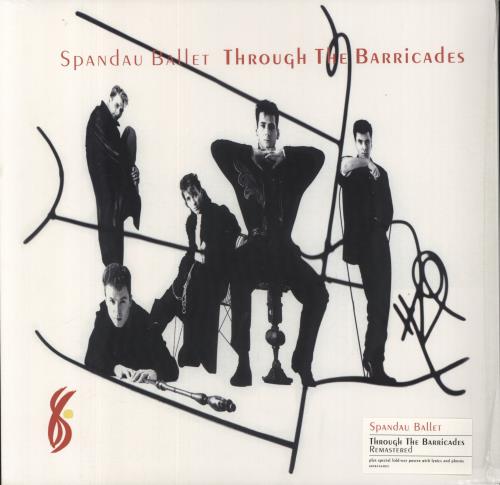 Spandau Ballet Through The Barricades + Poster vinyl LP album (LP record) UK SPBLPTH833468