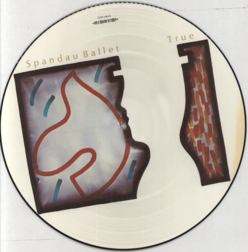 Spandau Ballet True - Red/Green Artwork picture disc LP (vinyl picture disc album) UK SPBPDTR73535