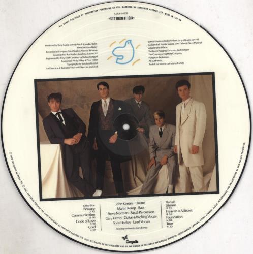 Spandau Ballet True - Red/Green Artwork picture disc LP (vinyl picture disc album) UK SPBPDTR73535