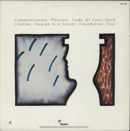 Spandau Ballet True vinyl LP album (LP record) Canadian SPBLPTR691128