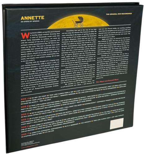 Sparks Annette (An Opera By Sparks) (The Original 2013 Recordings) Vinyl Box Set UK SPAVXAN870928