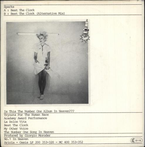 Sparks Beat The Clock 7" vinyl single (7 inch record / 45) Dutch SPA07BE90045