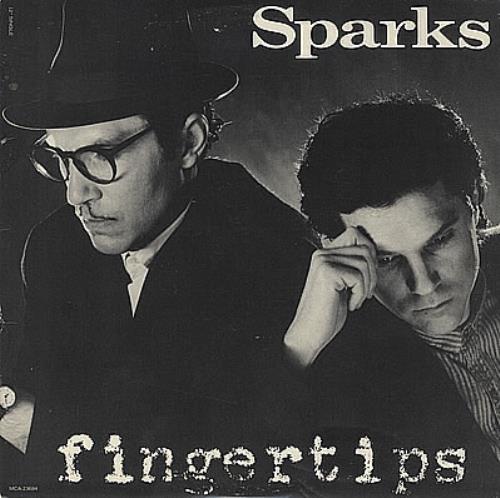 Sparks Fingertips - Gold Promo Stamped 12" vinyl single (12 inch record / Maxi-single) US SPA12FI47260