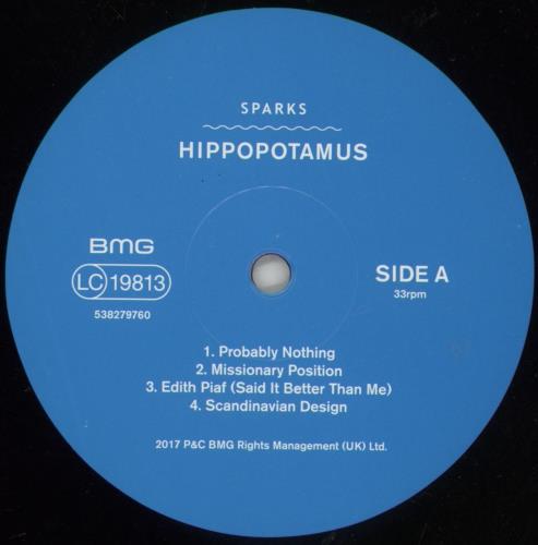 Sparks Hippopotamus 2-LP vinyl record set (Double LP Album) UK SPA2LHI727487