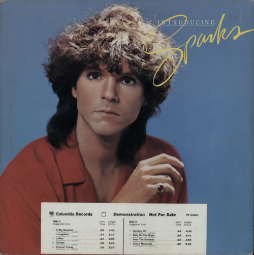 Sparks Introducing Sparks + Timing Strip vinyl LP album (LP record) US SPALPIN68202