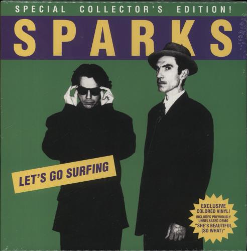 Sparks Let's Go Surfing - Purple Vinyl - Sealed 7" vinyl single (7 inch record / 45) UK SPA07LE739743