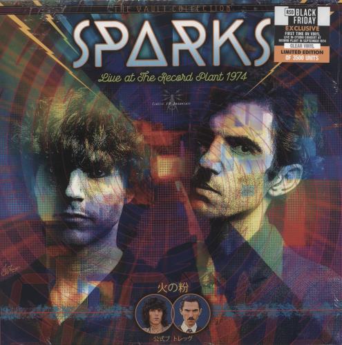 Sparks Live At The Record Plant 1974 - RSD Black Friday 2023 - Clear Vinyl - Shrink vinyl LP album (LP record) UK SPALPLI876318