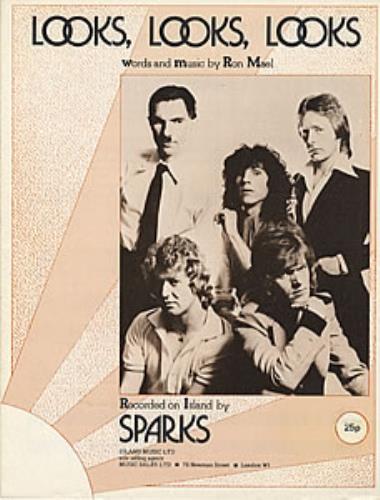 Sparks Looks, Looks, Looks sheet music UK SPASMLO174491