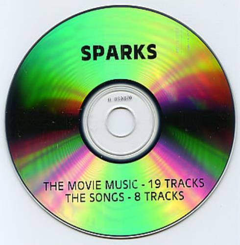 Sparks Movie Music Sampler CD-R acetate US SPACRMO148415