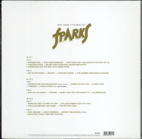 Sparks Past Tense: The Best 3-LP vinyl record set (Triple LP Album) UK SPA3LPA771307