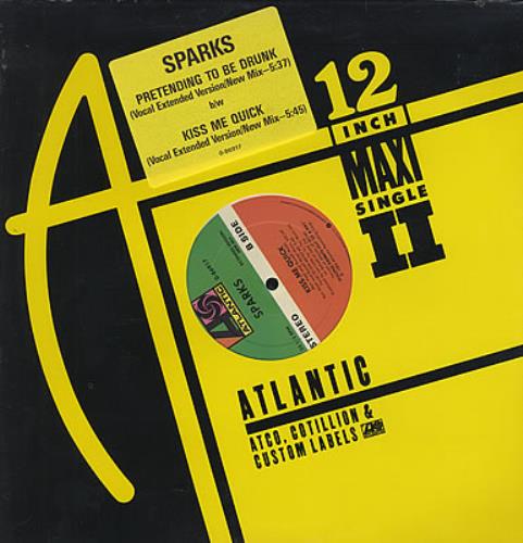 Sparks Pretending To Be Drunk 12" vinyl single (12 inch record / Maxi-single) US SPA12PR65933