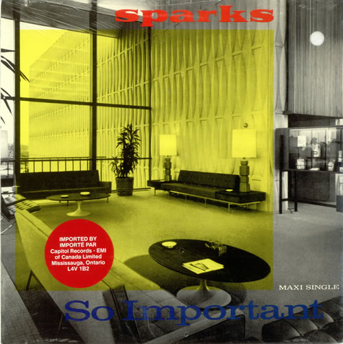 Sparks So Important - sealed 12" vinyl single (12 inch record / Maxi-single) Canadian SPA12SO494994