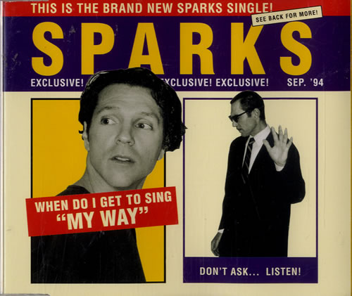 Sparks When Do I Get To Sing My Way CD single (CD5 / 5") German SPAC5WH60908