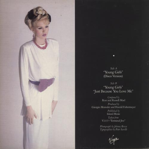 Sparks Young Girls 12" vinyl single (12 inch record / Maxi-single) UK SPA12YO55448