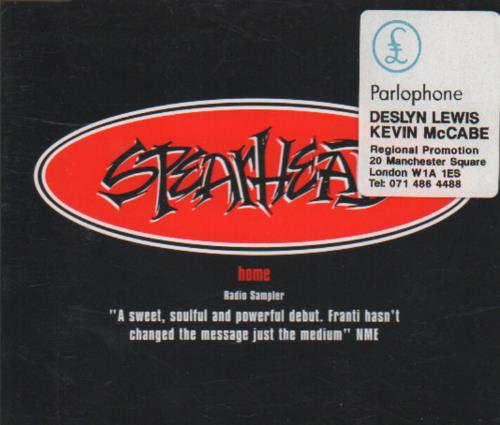 Spearhead Home - Radio Sampler CD single (CD5 / 5") UK S-HC5HO41058