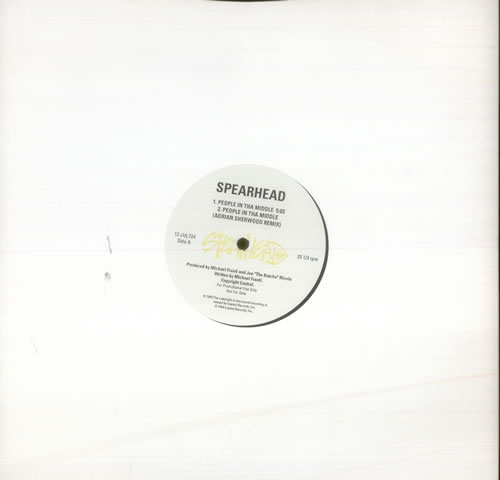 Spearhead People In Tha Middle 12" vinyl single (12 inch record / Maxi-single) UK S-H12PE544735