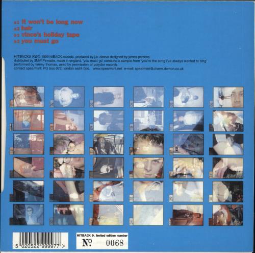 Spearmint It Won't Be Long Now - Numbered 7" vinyl single (7 inch record / 45) UK PRT07IT273320