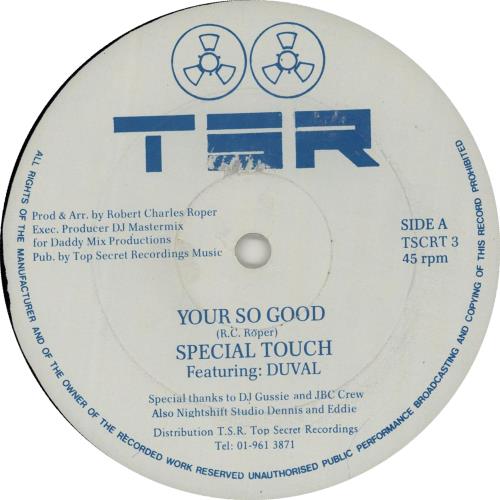Special Touch Your So Good 12" vinyl single (12 inch record / Maxi-single) UK XZJ12YO654208