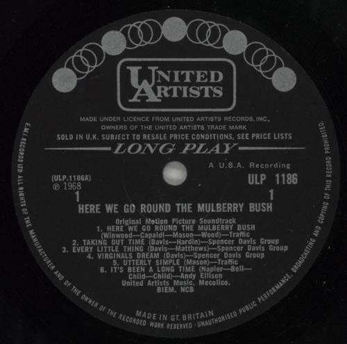 Spencer Davis Group Here We Go Round The Mulberry Bush - EX vinyl LP album (LP record) UK SDGLPHE628795