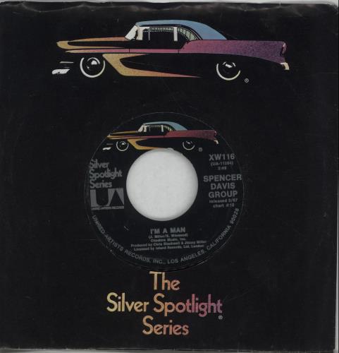 Spencer Davis Group I'm A Man 7" vinyl single (7 inch record / 45) US SDG07IM671972