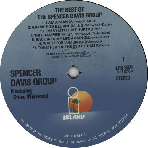 Spencer Davis Group The Best Of The Spencer Davis Group - 4th vinyl LP album (LP record) UK SDGLPTH383180