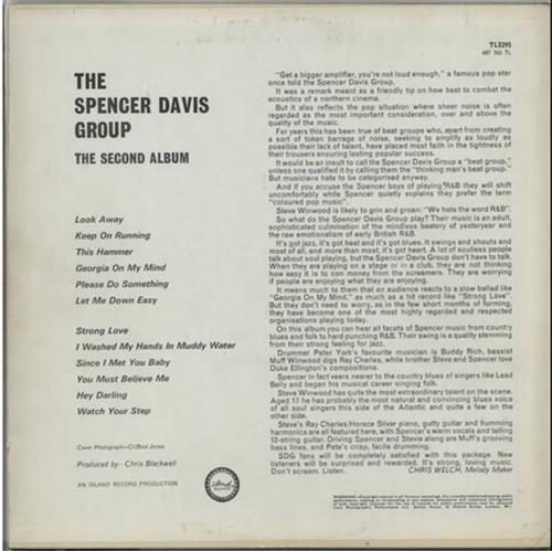 Spencer Davis Group The Second Album - VG+ vinyl LP album (LP record) UK SDGLPTH479218