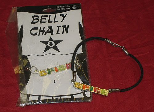 Spice Girls Belly Chain & Bracelet memorabilia Korean PICMMBE339235
