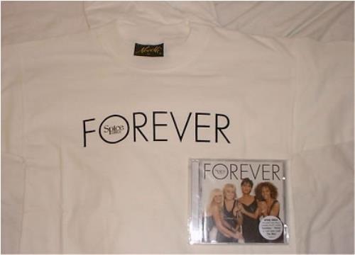 Spice Girls Forever + t-shirt CD album (CDLP) Australian PICCDFO183894