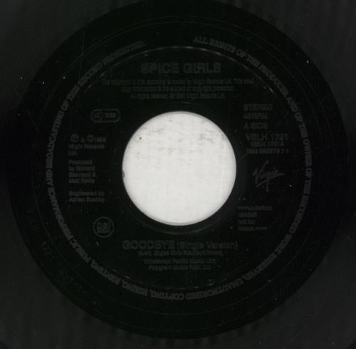 Spice Girls Goodbye - Jukebox 7" vinyl single (7 inch record / 45) UK PIC07GO605398