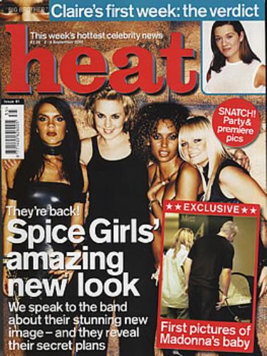 Spice Girls Heat - September 2000 magazine UK PICMAHE379632
