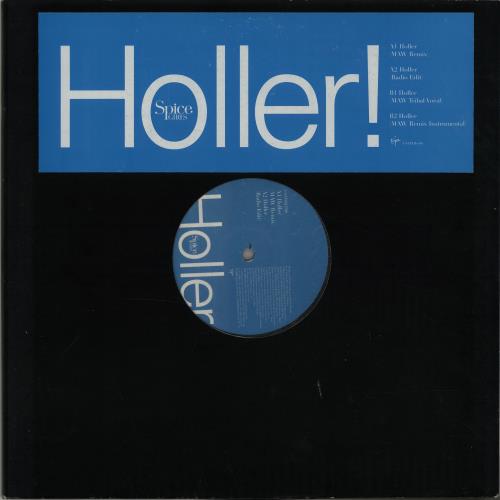 Spice Girls Holler! + Japanese Flyer 12" vinyl single (12 inch record / Maxi-single) UK PIC12HO647950