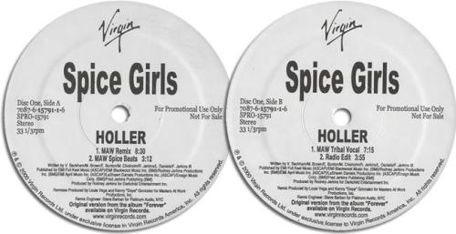 Spice Girls Holler 12" vinyl single (12 inch record / Maxi-single) US PIC12HO177230