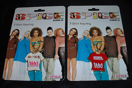 Spice Girls Keyring Set memorabilia UK PICMMKE333657