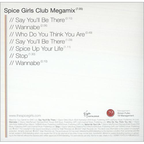 Spice Girls Megamix CD single (CD5 / 5") UK PICC5ME421267