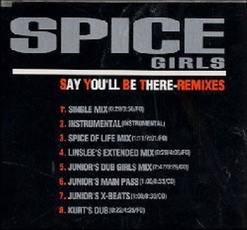Spice Girls Say You'll Be There - Remixes CD single (CD5 / 5") Japanese PICC5SA119637