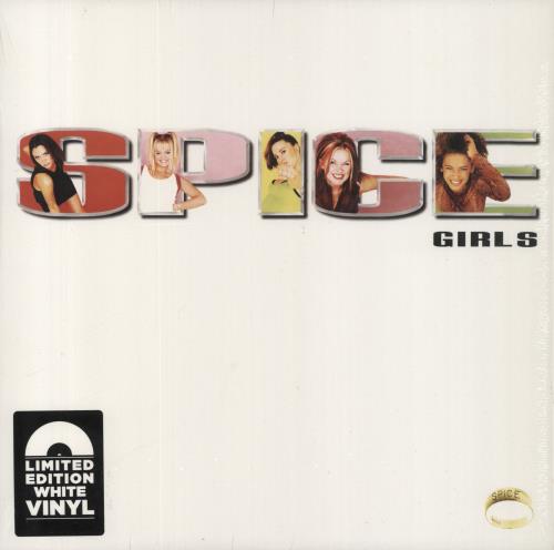 Spice Girls Spice - White Vinyl + Opened Shrink vinyl LP album (LP record) UK PICLPSP839728
