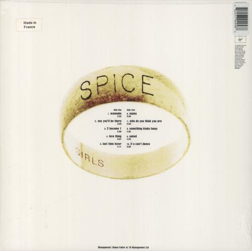 Spice Girls Spice - White Vinyl + Opened Shrink vinyl LP album (LP record) UK PICLPSP839728