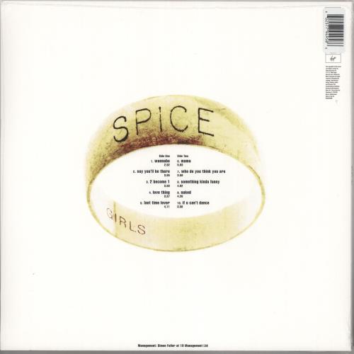 Spice Girls Spice - White Vinyl - Sealed vinyl LP album (LP record) UK PICLPSP736103