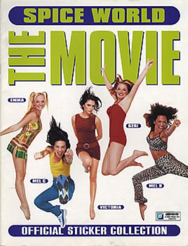 Spice Girls Spice World - The Movie book European PICBKSP182254