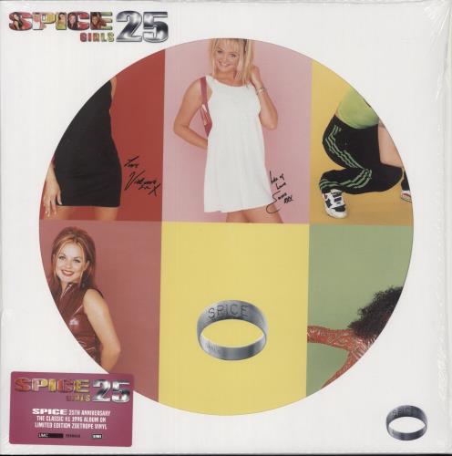 Spice Girls Spice: 25th Anniversary picture disc LP (vinyl picture disc album) UK PICPDSP889334